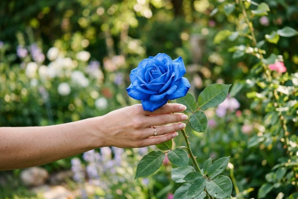 Rose bleue signification : Décryptage complet de sa symbolique