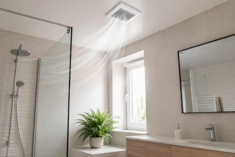 ventilation dans une salle de bain