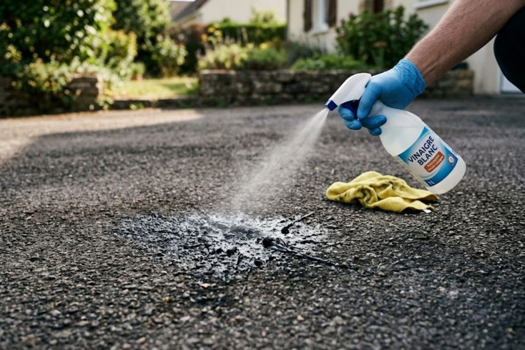 Mousse sur goudron ? Le vinaigre blanc, une astuce méconnue