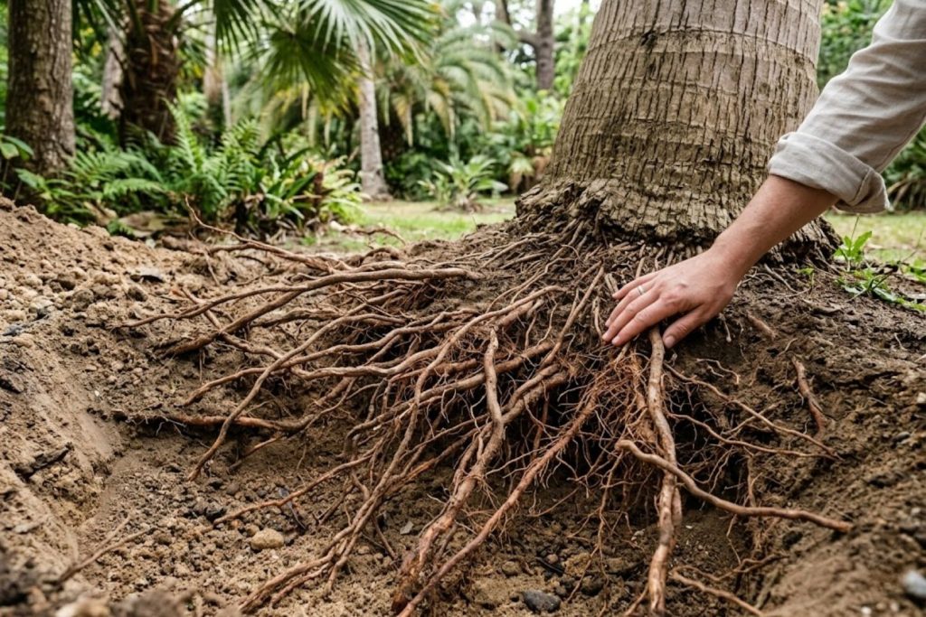 Racines de palmiers : Planter sans risque, protéger sa maison
